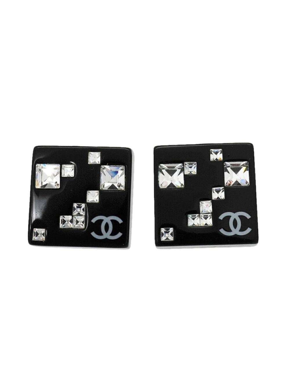 Chanel Cc Logo Clip-On Earrings Silver- #377902C61B